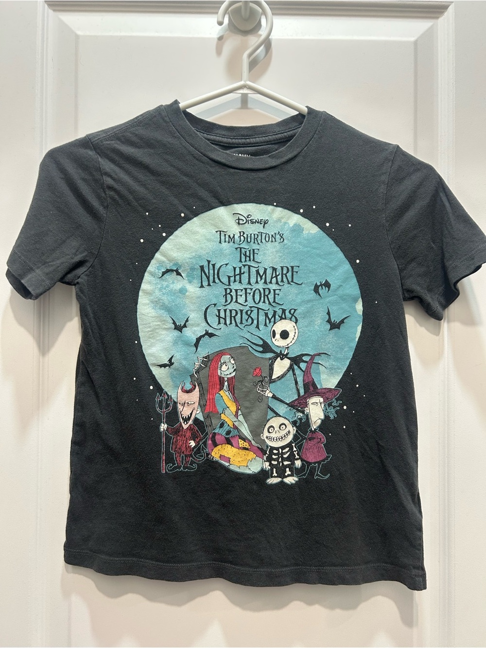 Old Navy Black Kids The Nightmare Before Christmas Graphic Tee with Blue Moon